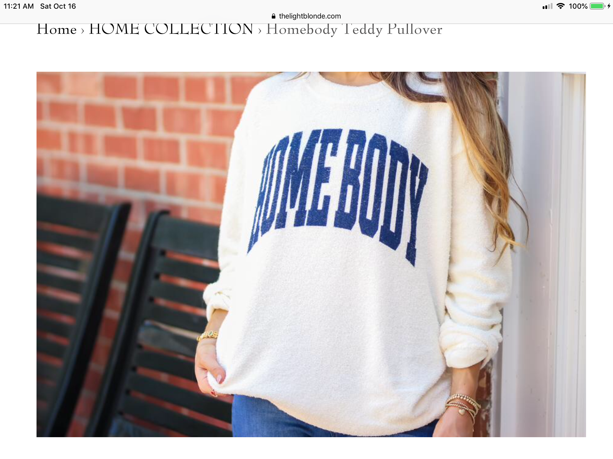 Homebody Sweatshirt XL