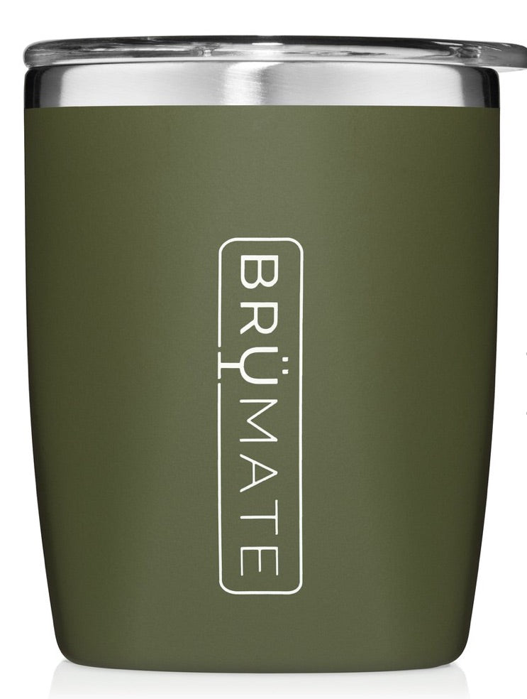 BRÜMATE ROCKS TUMBLER 12OZ | OD GREEN