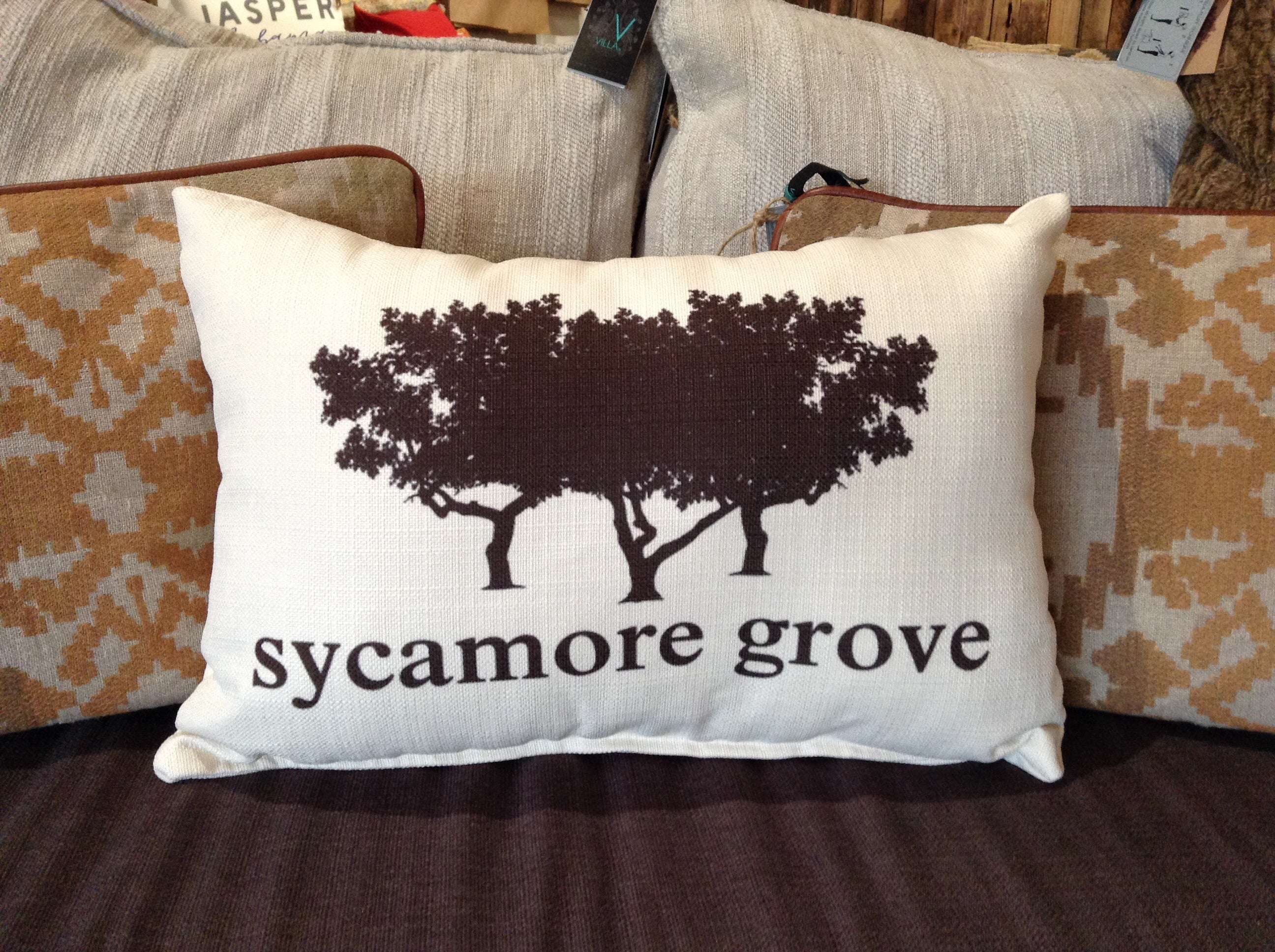Sycamore grove pillow