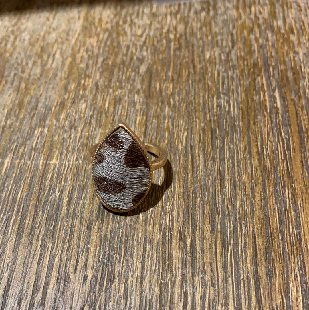 Tear drop ring