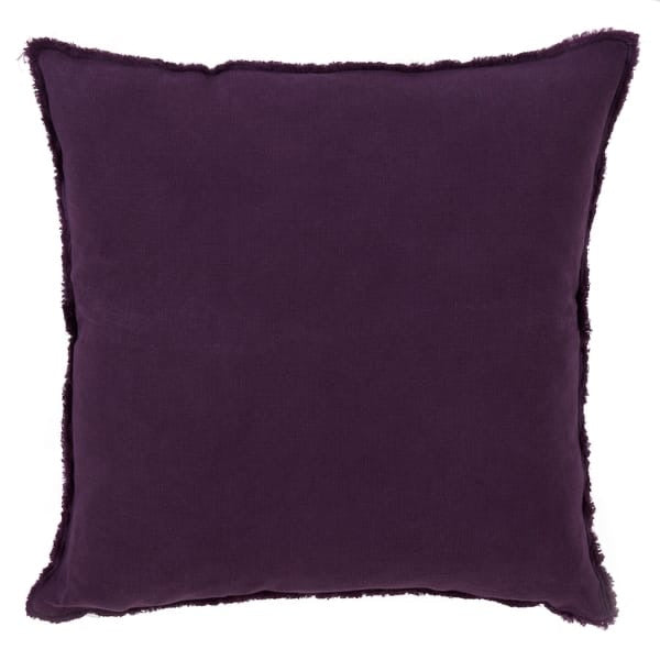 Purple Linen Pillow