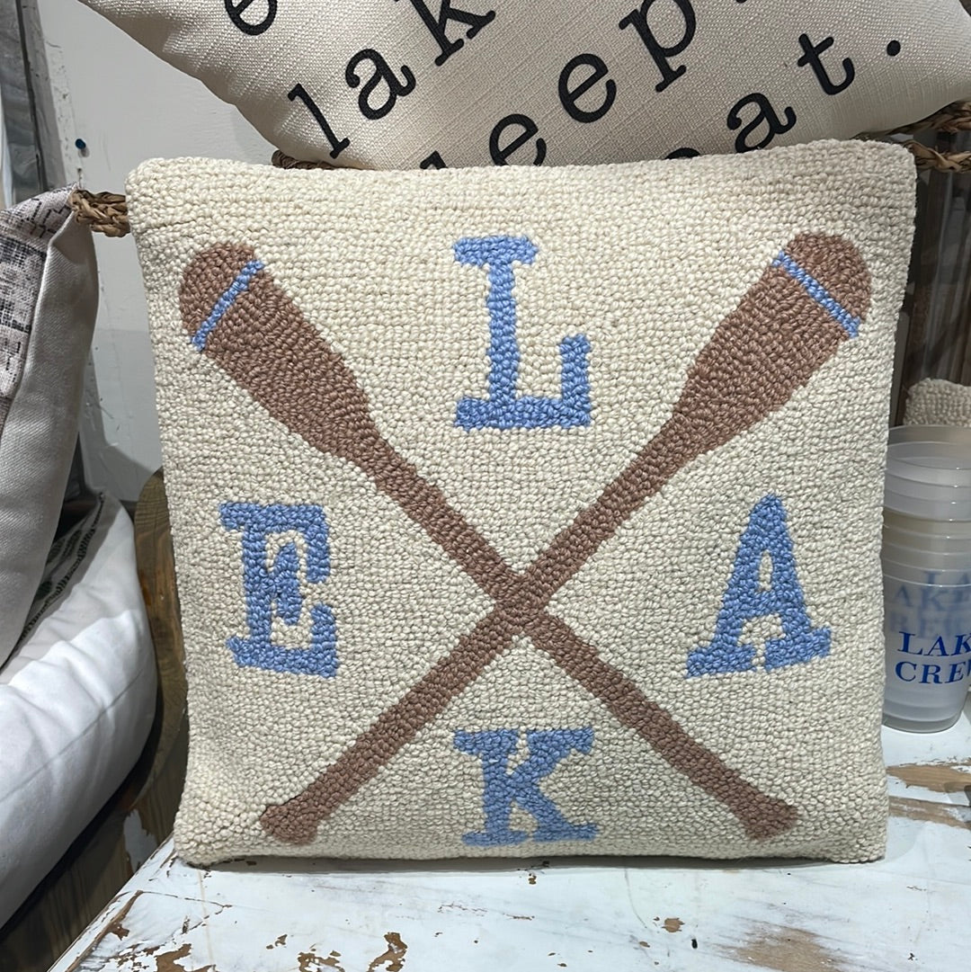 Lake Oars Pillow