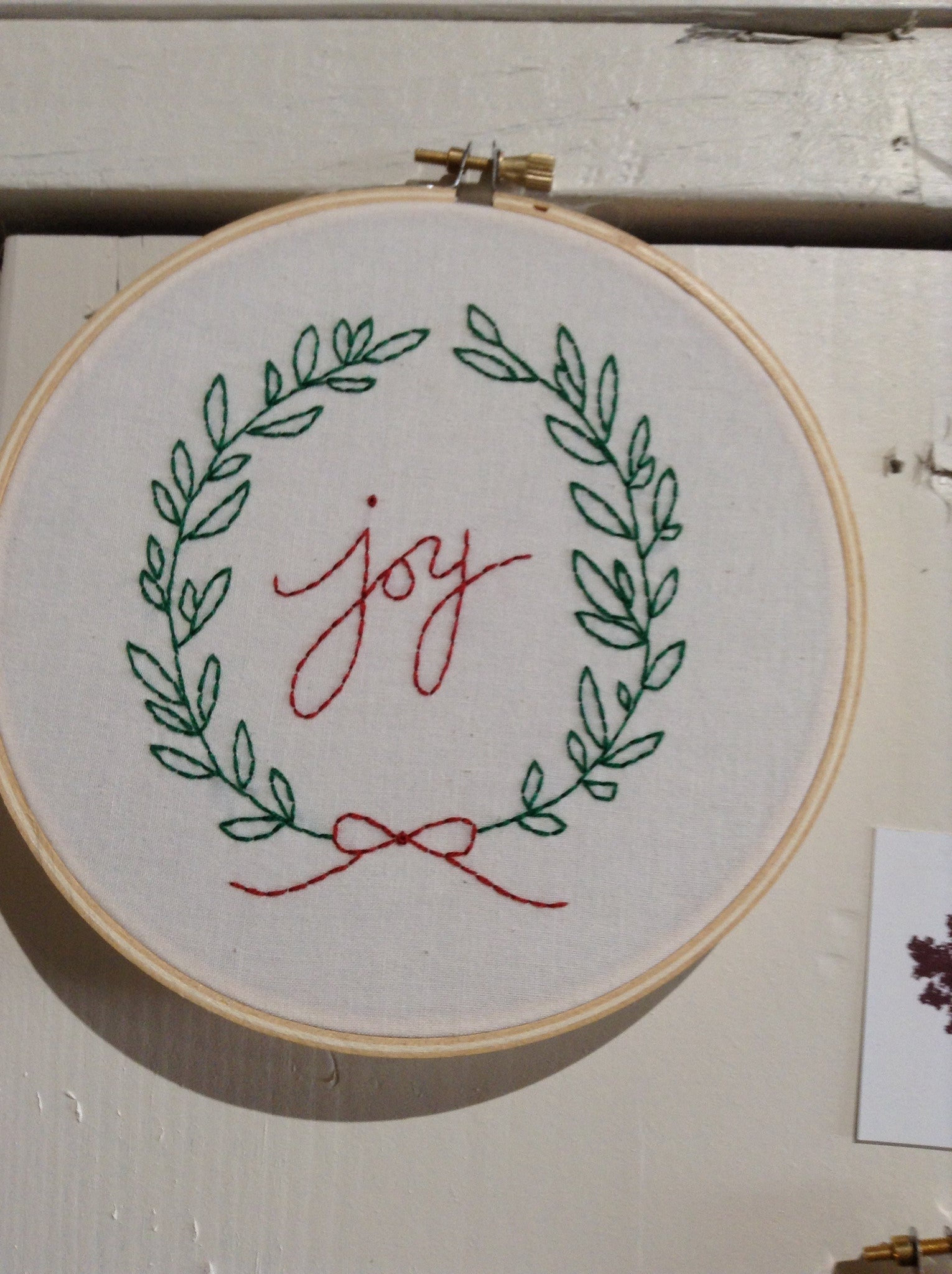 Embroidered Hoops
