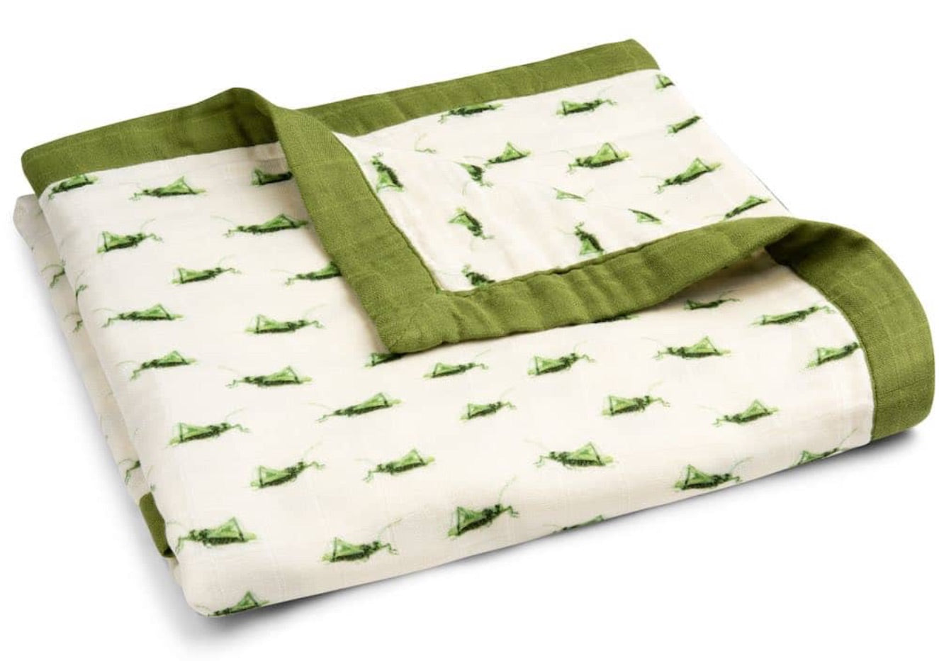 Milkbarn Grasshopper Big Lovey Muslin Blanket