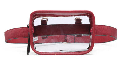 Carmyn 2 Way Game Day Purse- Wine