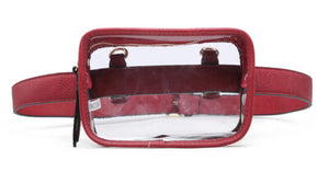 Carmyn 2 Way Game Day Purse- Wine