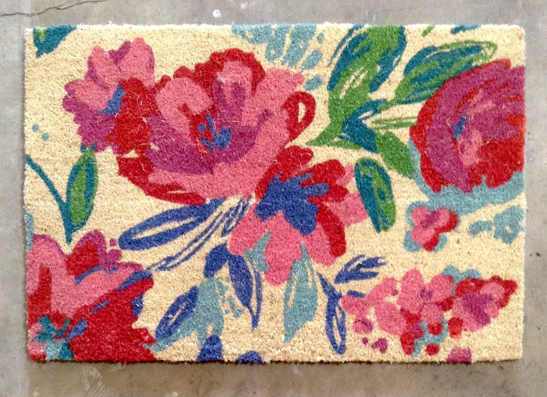 Floral Doormat