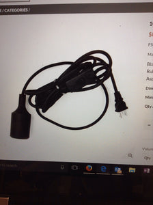 Light bulb cord