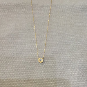 Moon and Star Necklace