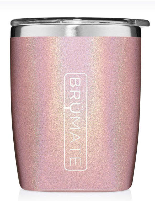 BRÜMATE Rocks Glass Glitter Blush