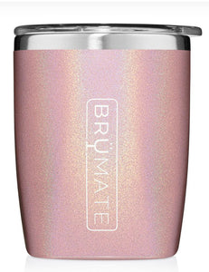 BRÜMATE Rocks Glass Glitter Blush