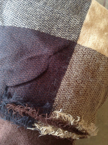 Black & Tan Blanket Scarf