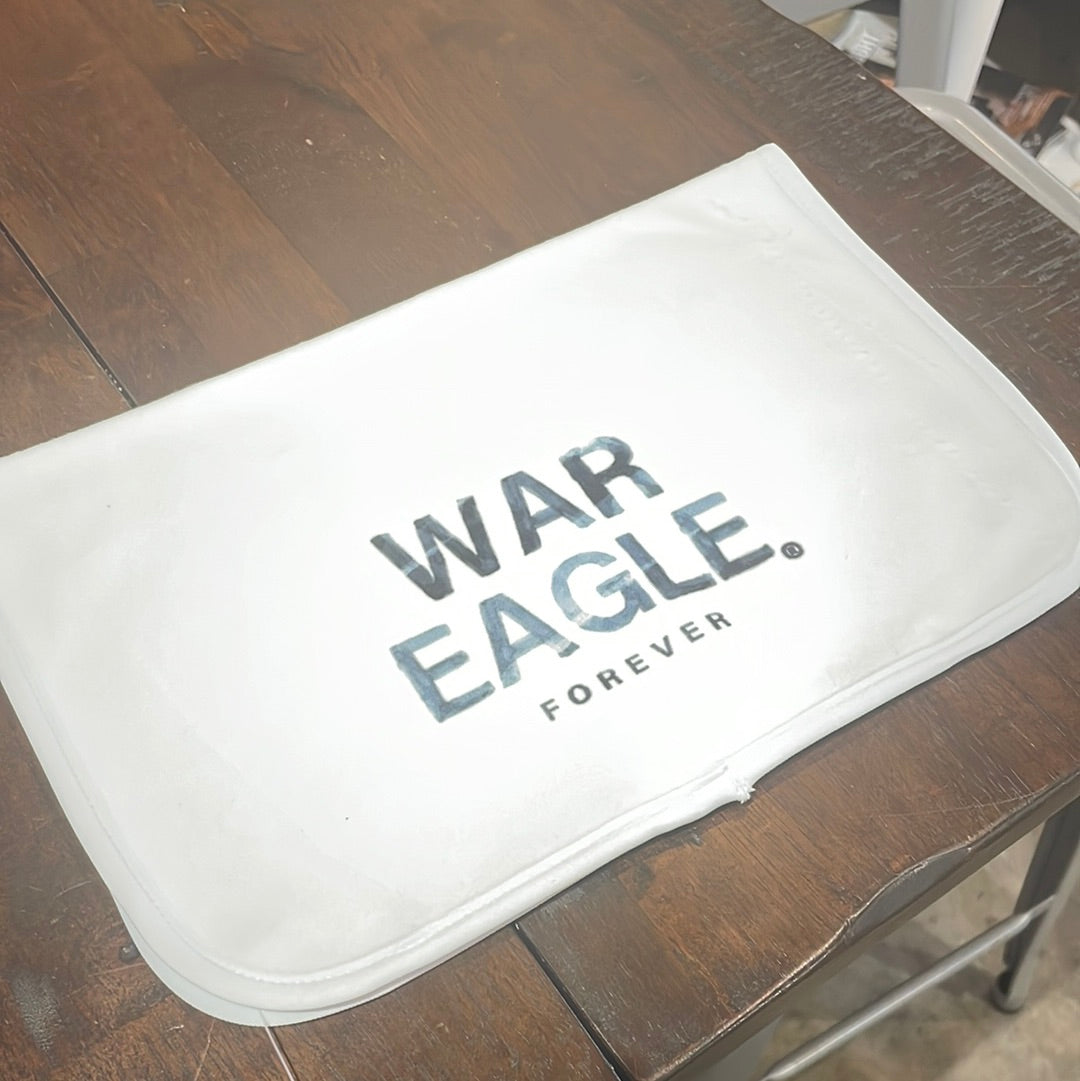 Auburn Watercolor Burp Cloth