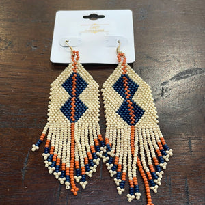 Ivory Fringe Earrings
