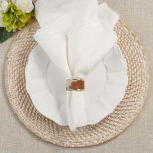 Cowhide Napkin Ring