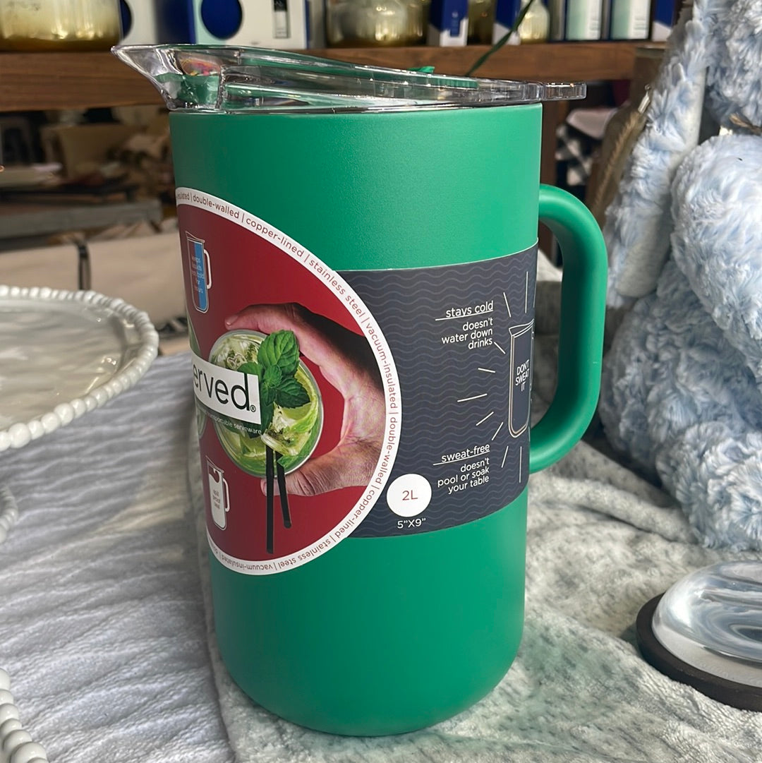 Served Insulated Pitchers – Sycamore Grove