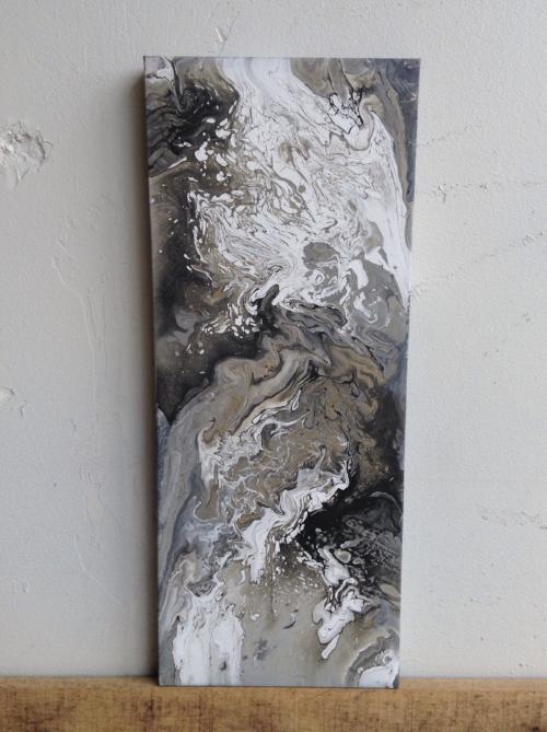 Large marbled canvas