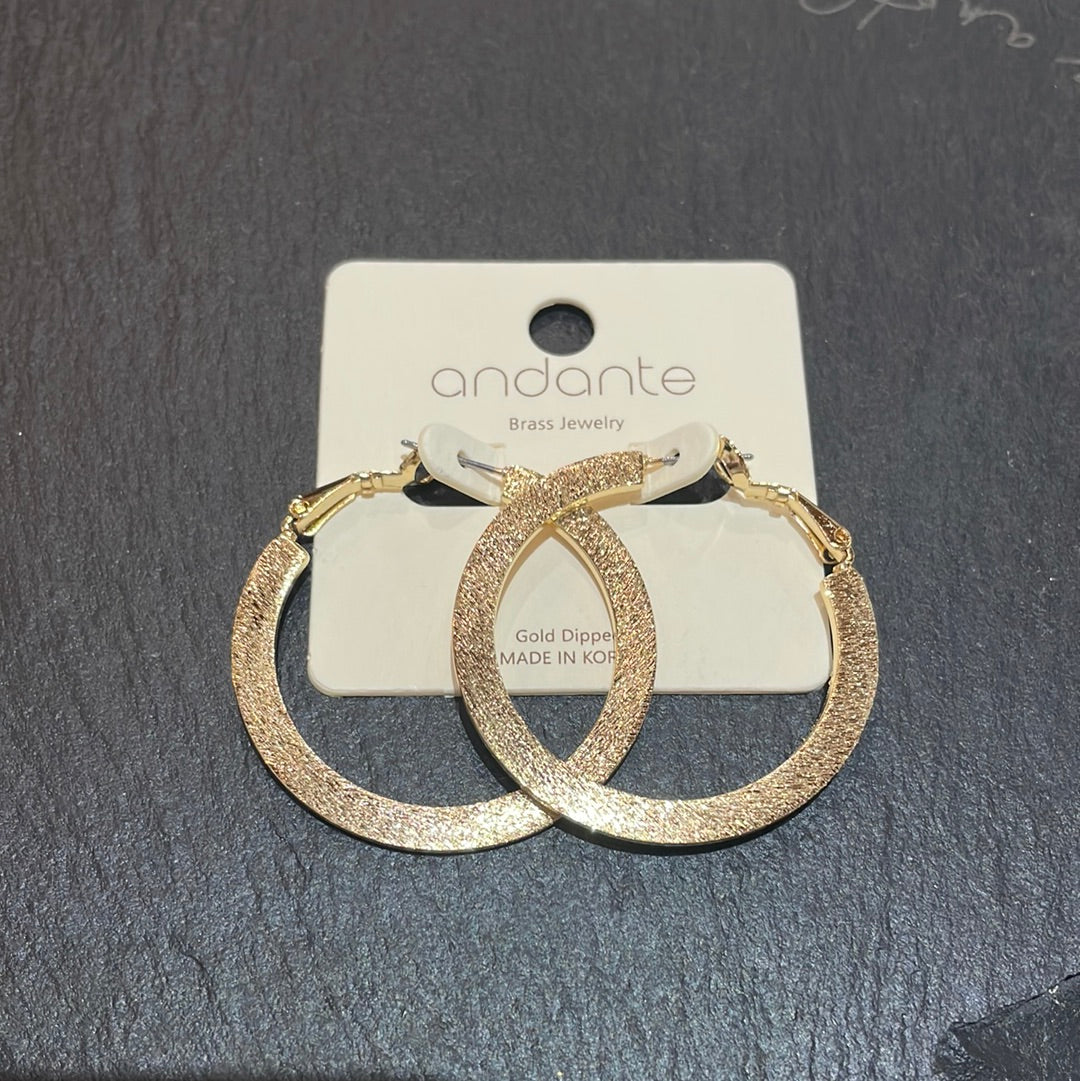 Wide Hoop Earrings