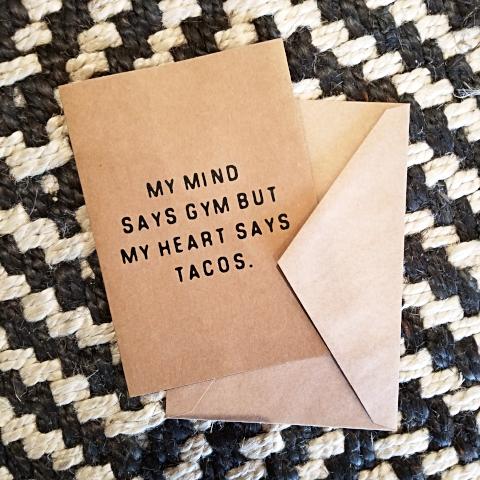 large kraft cards