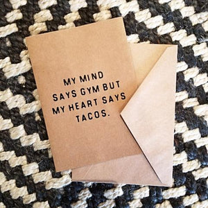 large kraft cards